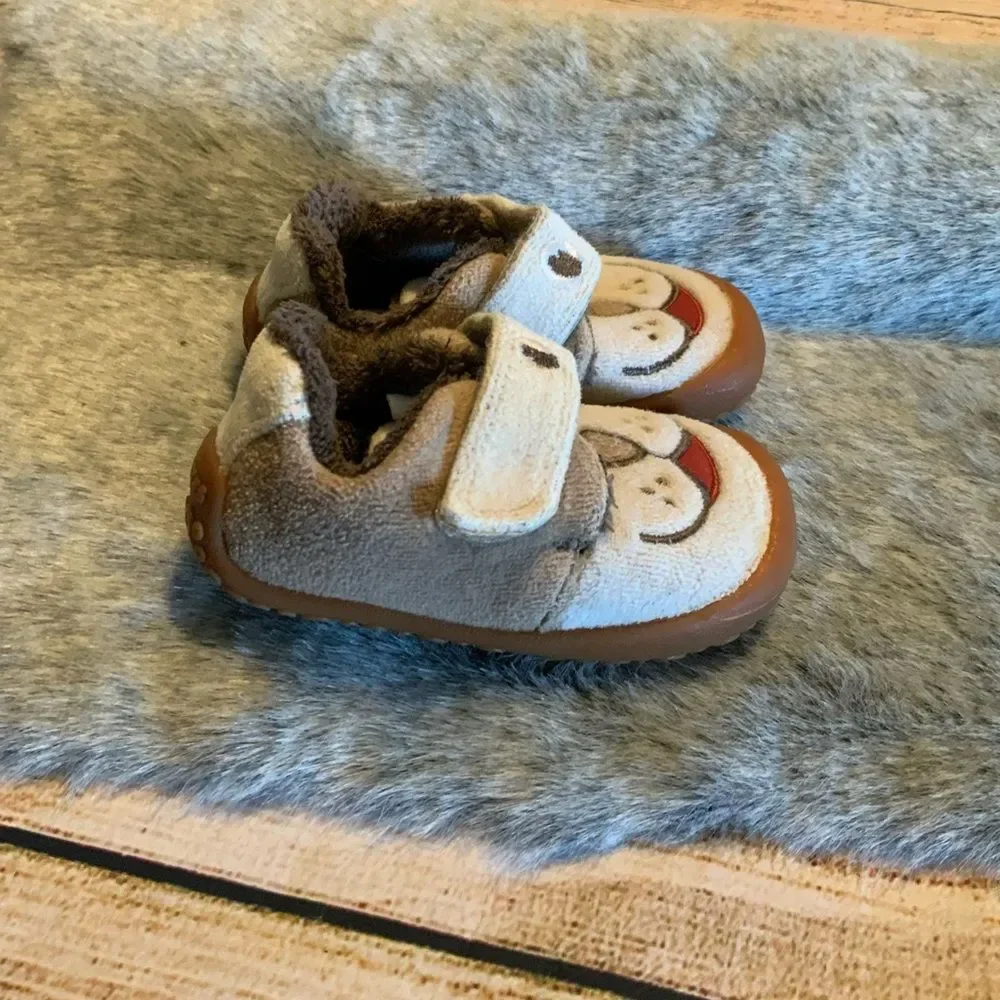 Kids Dog Face Slipper Shoes Size 3